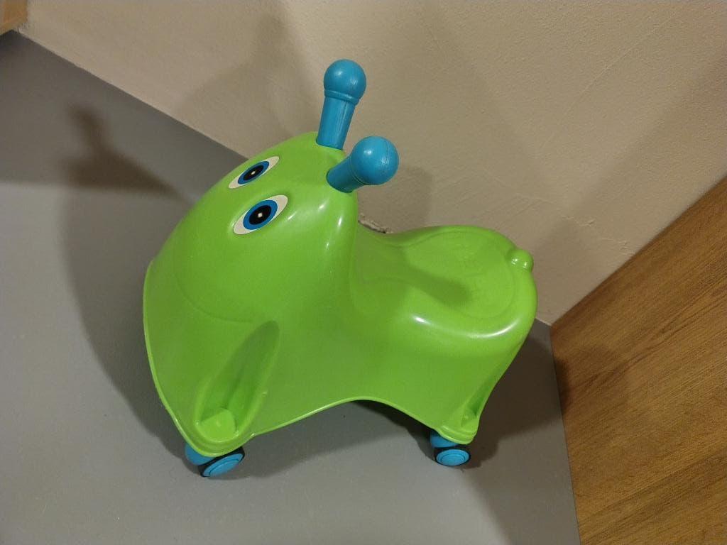 Feber Runny loopauto groen, Ophalen of Verzenden, Zo goed als nieuw, Loopvoertuig