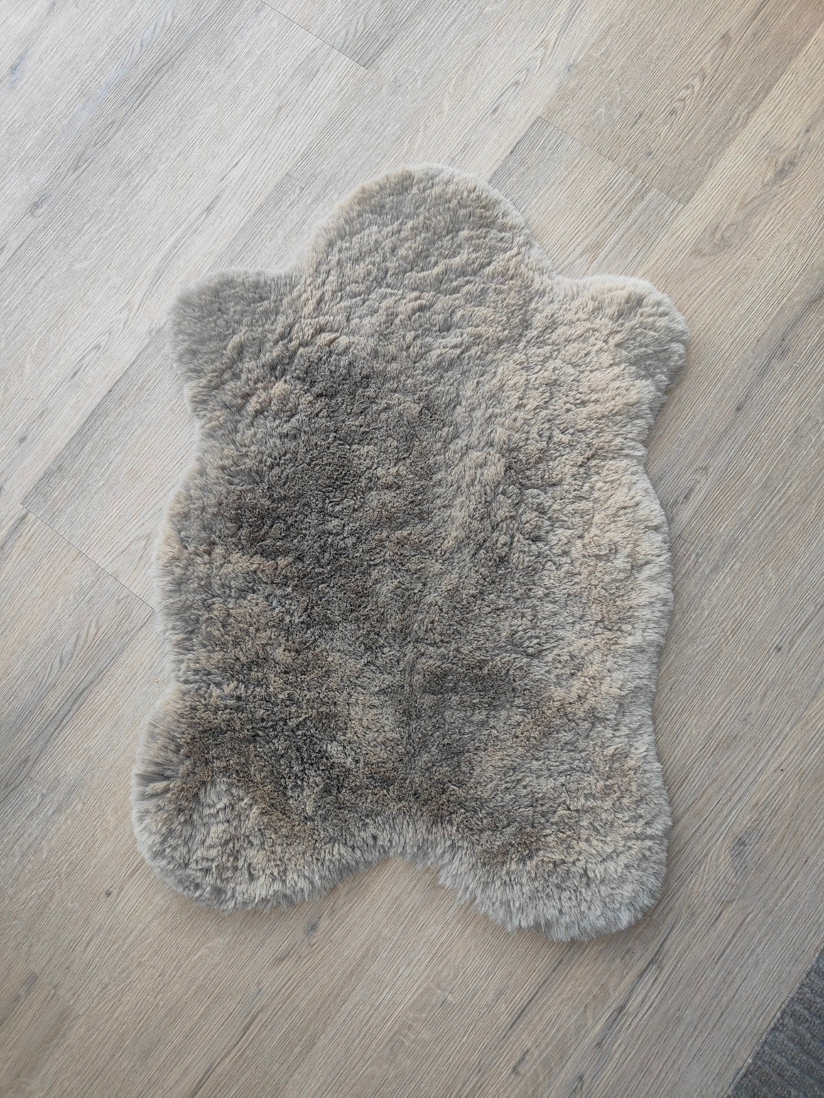 Zacht schapenvacht kleedje, Oeko-Tex gecertificeerd, Ophalen, Minder dan 50 cm, 50 tot 100 cm, Grijs
