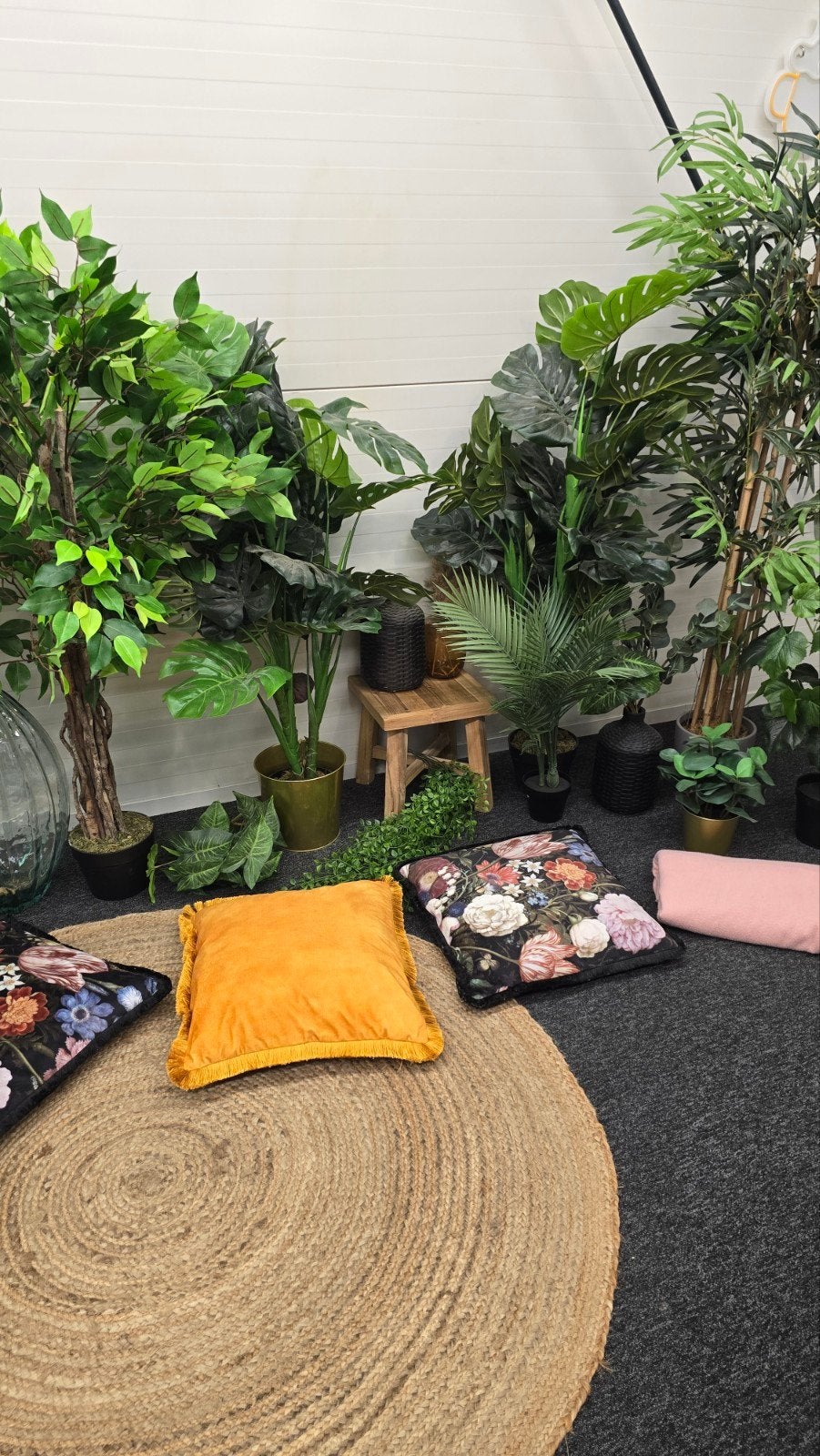 Planten, bloemen en decoratie. alles op de foto, Ophalen, Gebruikt, ., .