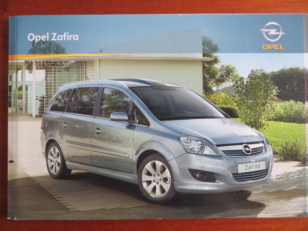 Opel Zafira (jan. 2009) + bijlage, Verzenden, Nieuw, Opel