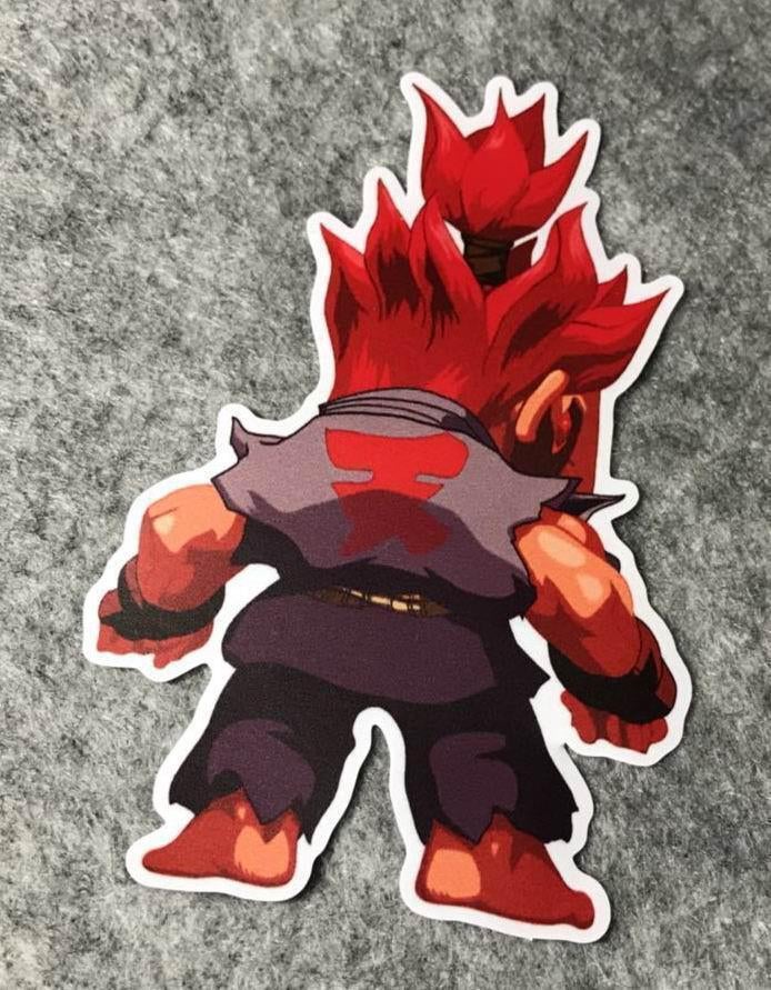 STREET FIGHTER 2 AKUMA Bartop Retro Arcade vinyl Sticker, Spelcomputers en Games, Games | Overige, Vechten, 1 speler, Nieuw, Ophalen of Verzenden
