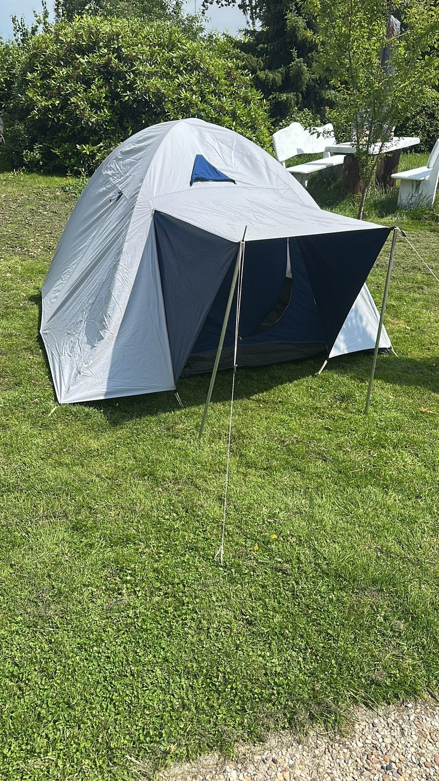 Als nieuwe tent compleet met slaapcabine, Ophalen, Zo goed als nieuw