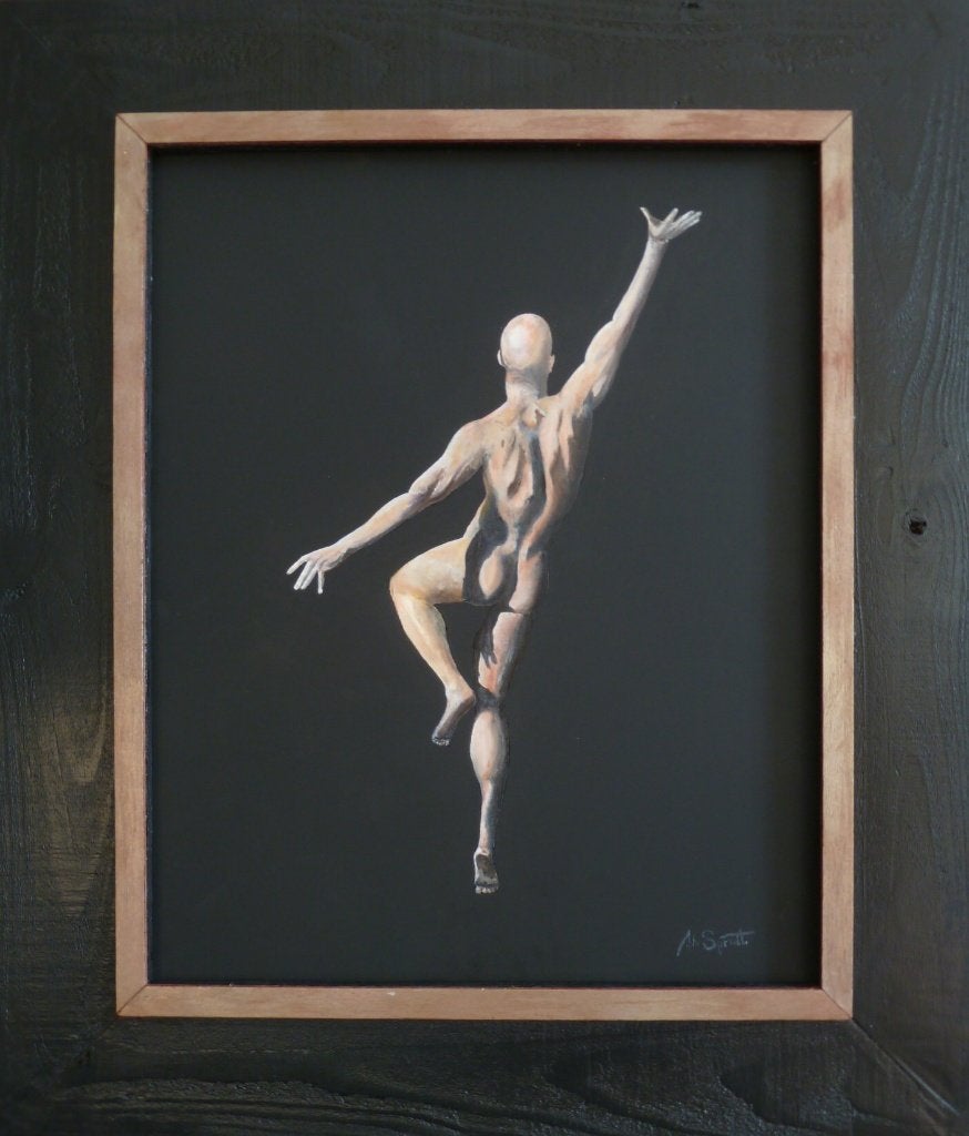 jump in to the light, Ophalen, 50 – 75, Nieuw, Schilderij