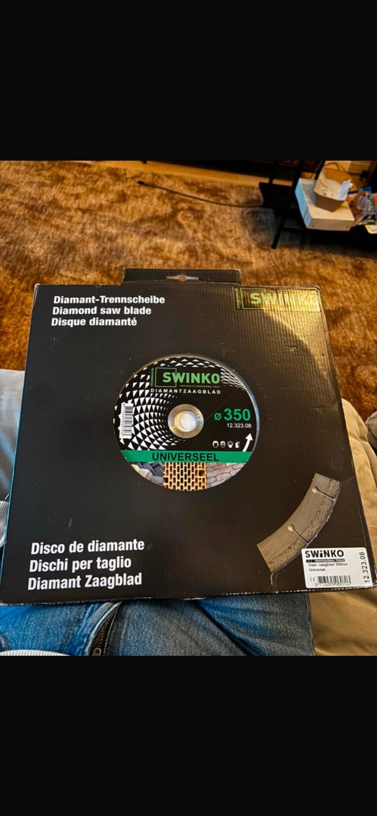 **Swinko Diamant Zaagblad 350MM NIEUW**, Ophalen of Verzenden, Zo goed als nieuw