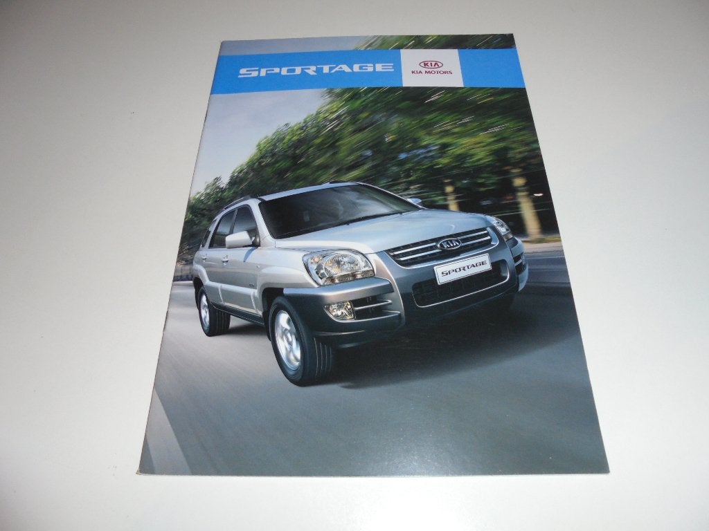 brochure Kia Sportage  2005, Ophalen of Verzenden, Gelezen, Overige merken