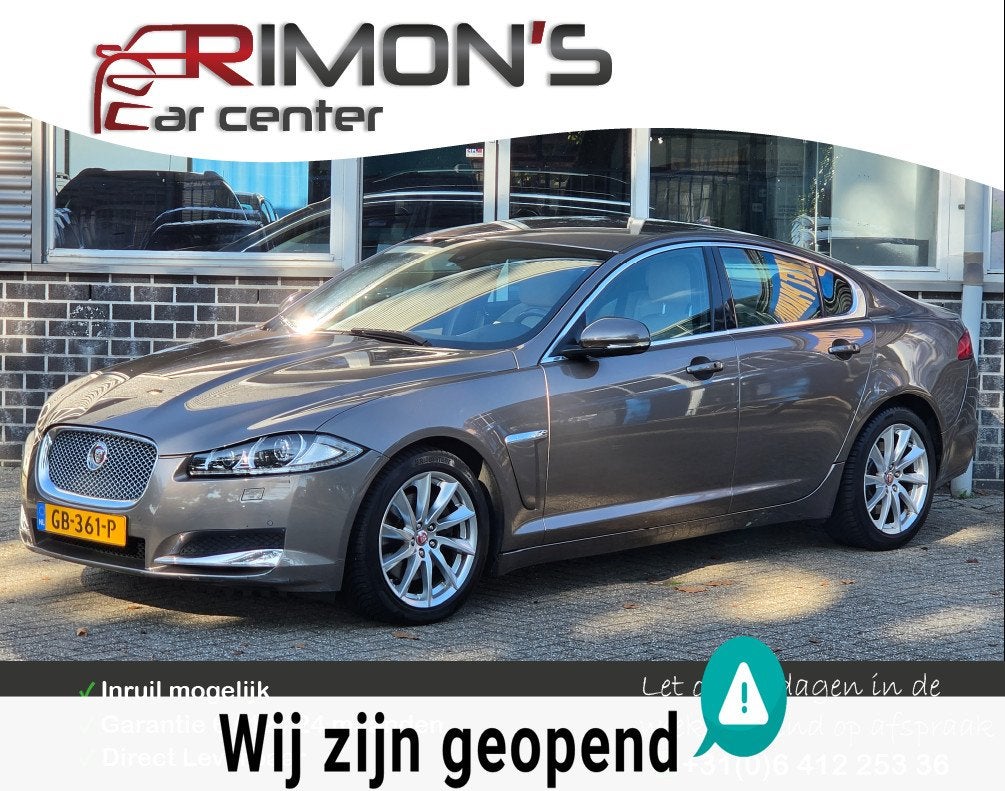 Jaguar XF 2.2D Automaat Leder Licht Schaaf Schade Nap, Auto's, Automaat, Euro 5, Achterwielaandrijving, Gebruikt