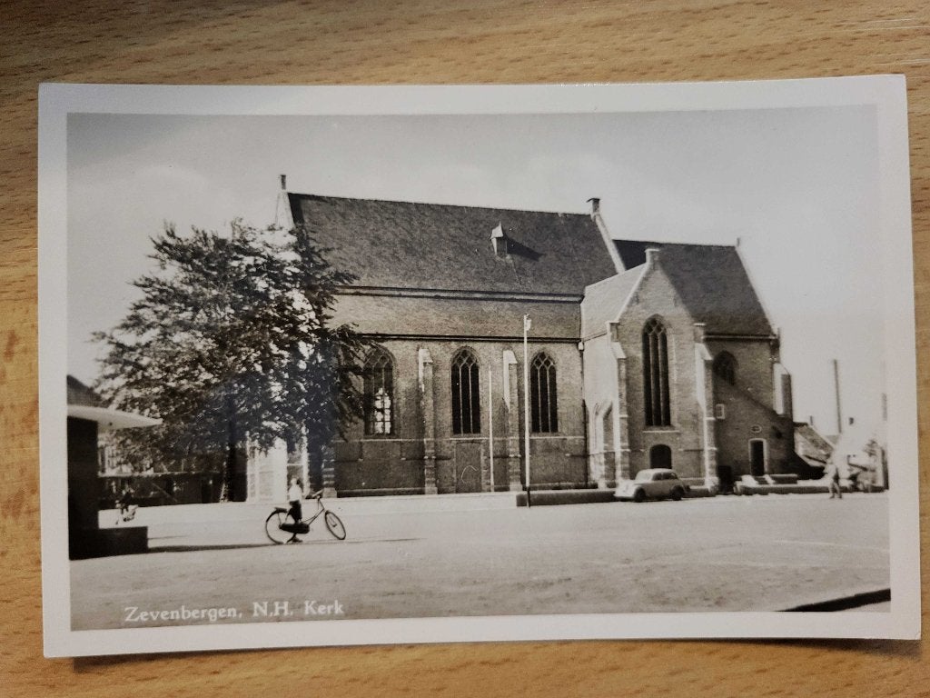 ansicht Zevenbergen Kerk, Ophalen of Verzenden, Voor 1920, Noord-Brabant