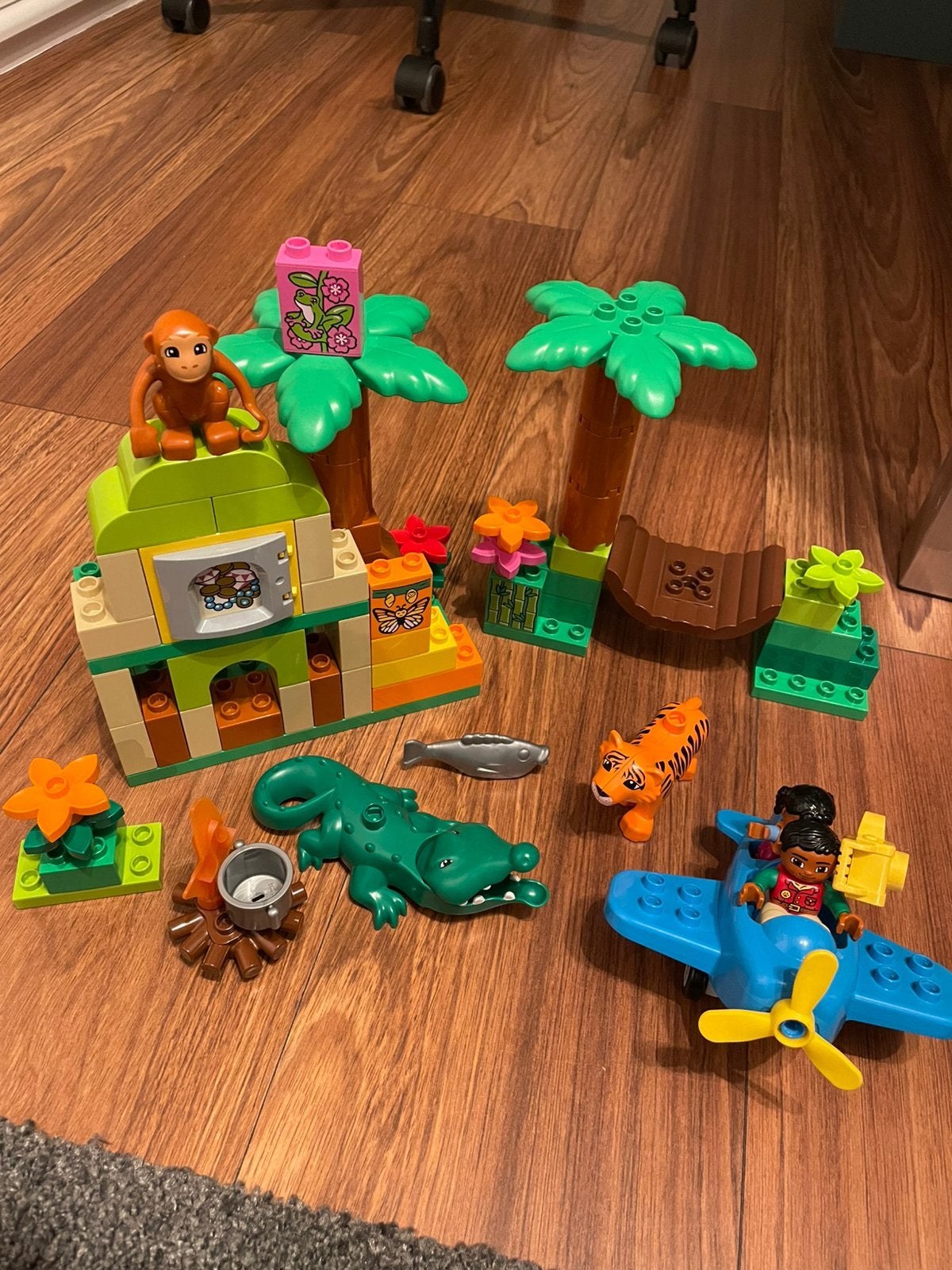 Lego Duplo 10804 jungle set, Kinderen en Baby's, Ophalen of Verzenden, Gebruikt