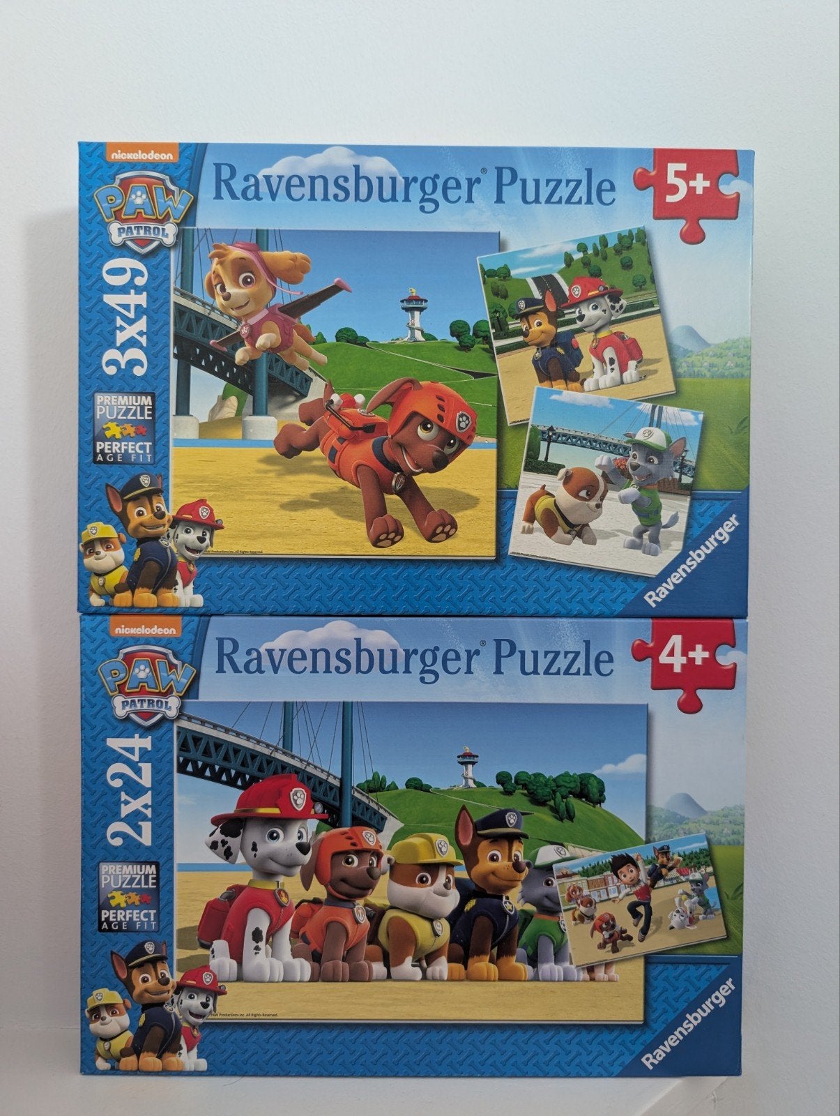 puzzel Paw Patrol 2 x Nieuw, Ophalen of Verzenden, 10 tot 50 stukjes, Nieuw, 4 tot 6 jaar