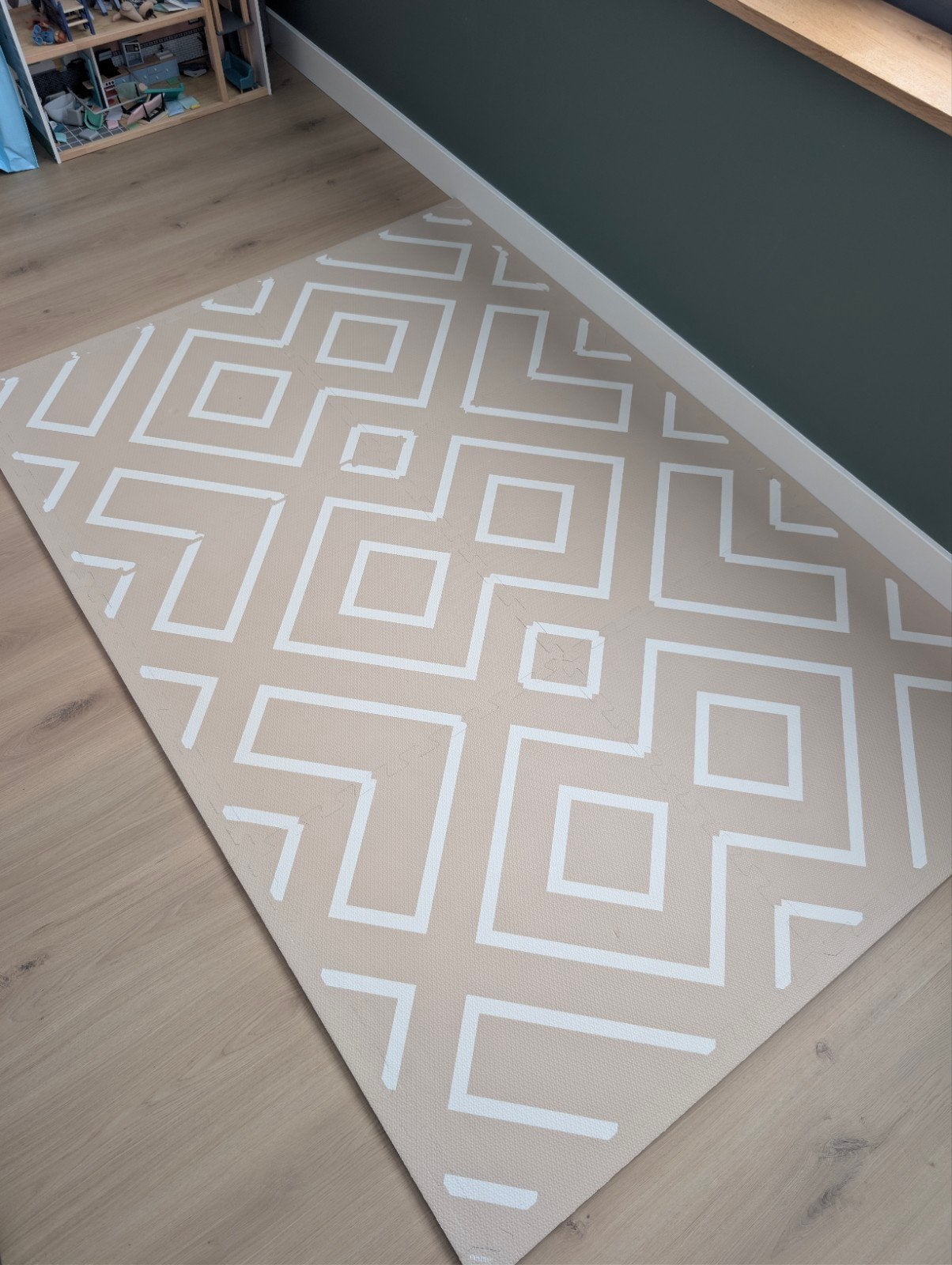Eeveve 180x120 cm Modern Blocks Speelmat Foam - Woestijnzand, Ophalen, Zo goed als nieuw, Speelkleed