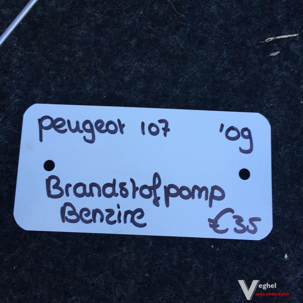 Peugeot 107 1.0 B 5drs 2009 2500072  Brandstofpomp   77020-0, Gebruikt, -, -, Ophalen of Verzenden
