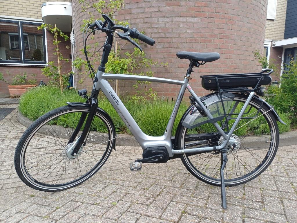 Electrische herenfiets : Gazelle Orange C7, Ophalen, Gebruikt, Versnellingen, 57 tot 61 cm