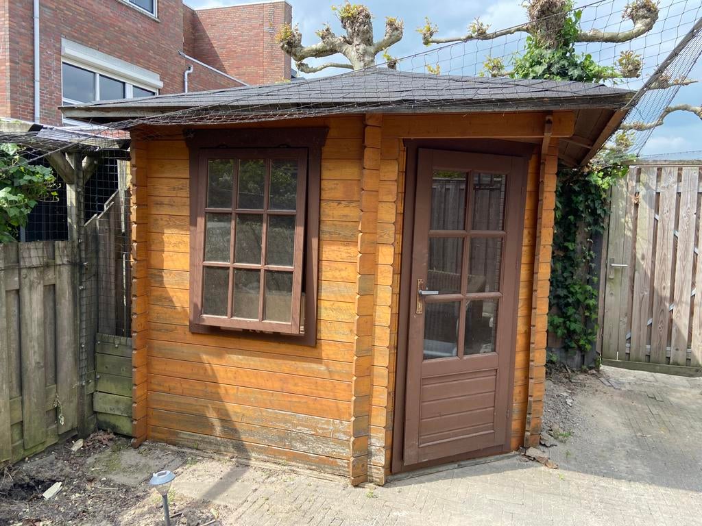 Tuinhuis van hout, Tuin en Terras, Tuinhuizen, Ophalen, Tuinhuis, 250 tot 500 cm, 2 ramen