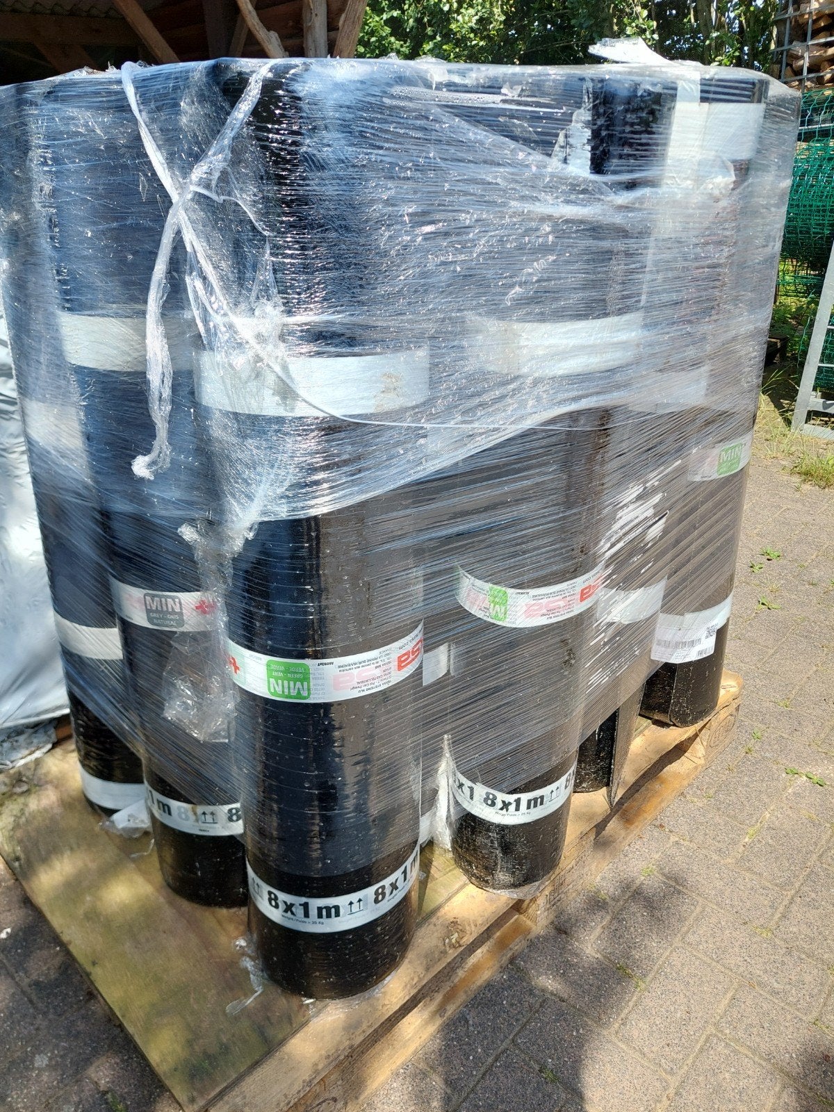 Dakleer rollen 8x1m - Nieuw, Doe-het-zelf en Verbouw, Dakpannen en Dakbedekking, Ophalen of Verzenden