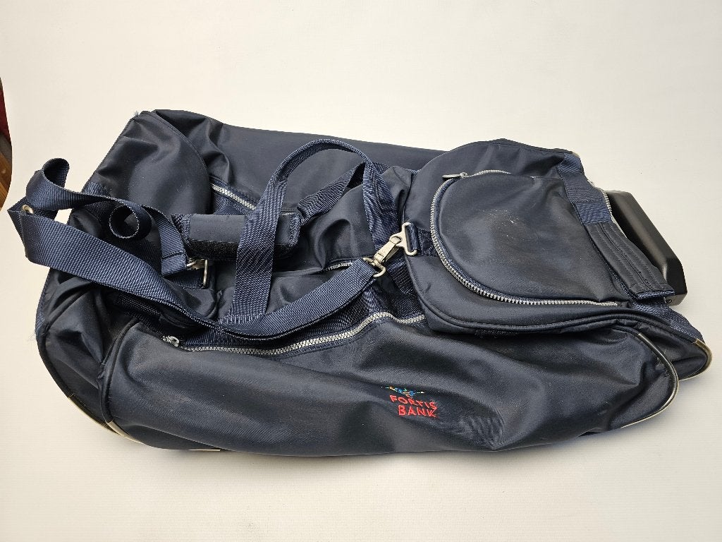 % Fortis Bank Reis Trolley Tas, Sieraden, Tassen en Uiterlijk, Tassen | Reistassen en Weekendtassen, Wieltjes, 30 cm of meer, Gebruikt