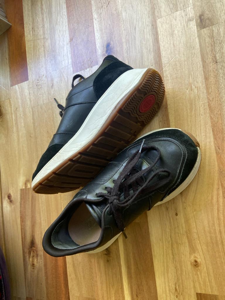 Nette Fitflop leren schoenen maat 38, Ophalen of Verzenden, Gedragen, Zwart, Schoenen met lage hakken