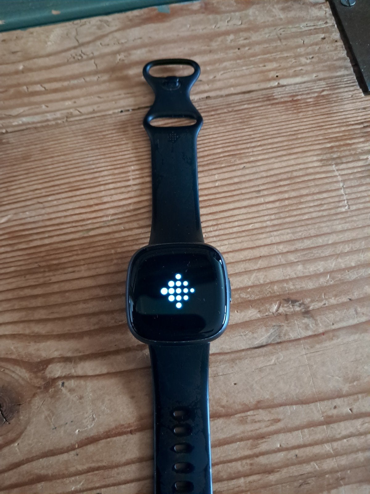 Fitbit Versa 3, Verzenden, Zwart, Slaap, Zo goed als nieuw