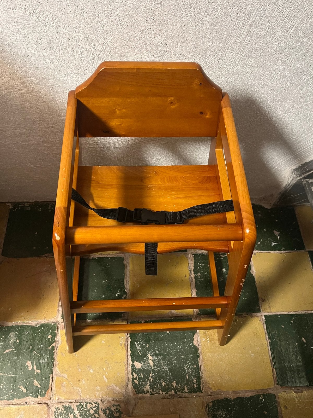 Houten kinderstoel Bolero, Ophalen, Gebruikt, Overige typen, Gordel(s)