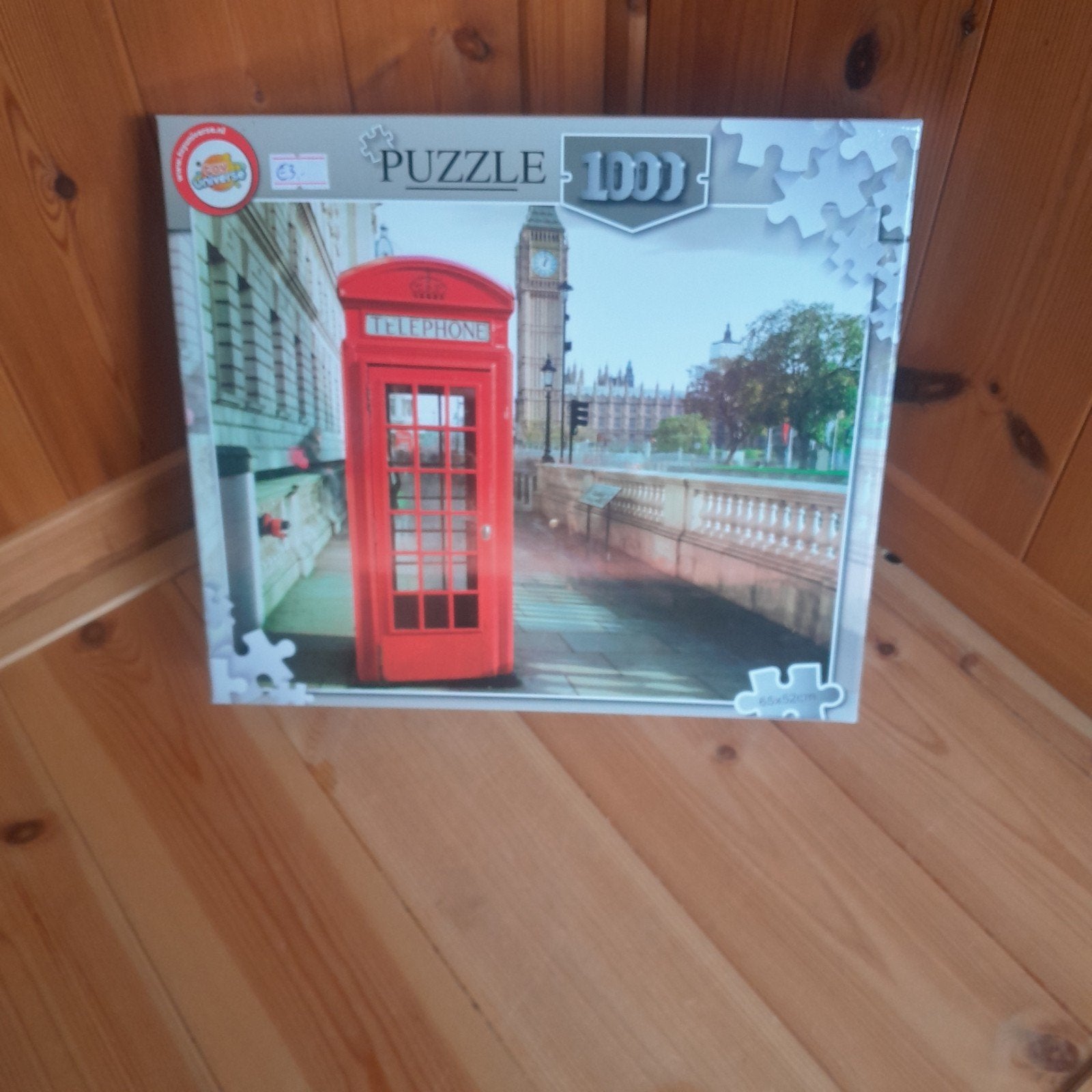 Puzzel 1000 stukjes - Telefooncel Londen, Ophalen of Verzenden, 500 t/m 1500 stukjes, Gebruikt, Legpuzzel