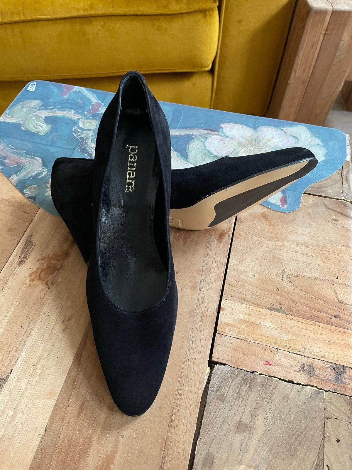 New Panara pumps Pauw stijl zwart suède Italiaans mt 36, Ophalen of Verzenden, Nieuw, Zwart, Pumps