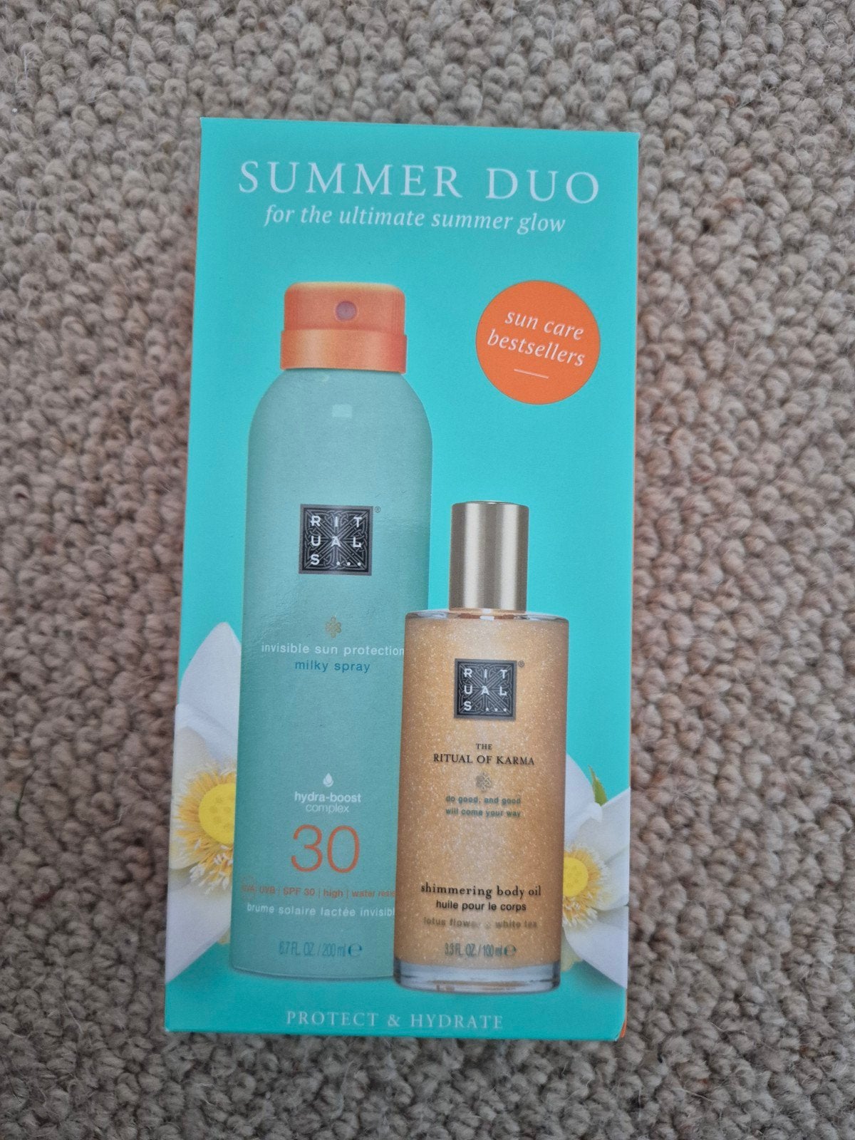 Rituals Summer Duo: Zonnebrand SPF30 & Shimmering Body Oil, Sieraden, Tassen en Uiterlijk, Uiterlijk | Lichaamsverzorging, Ophalen of Verzenden