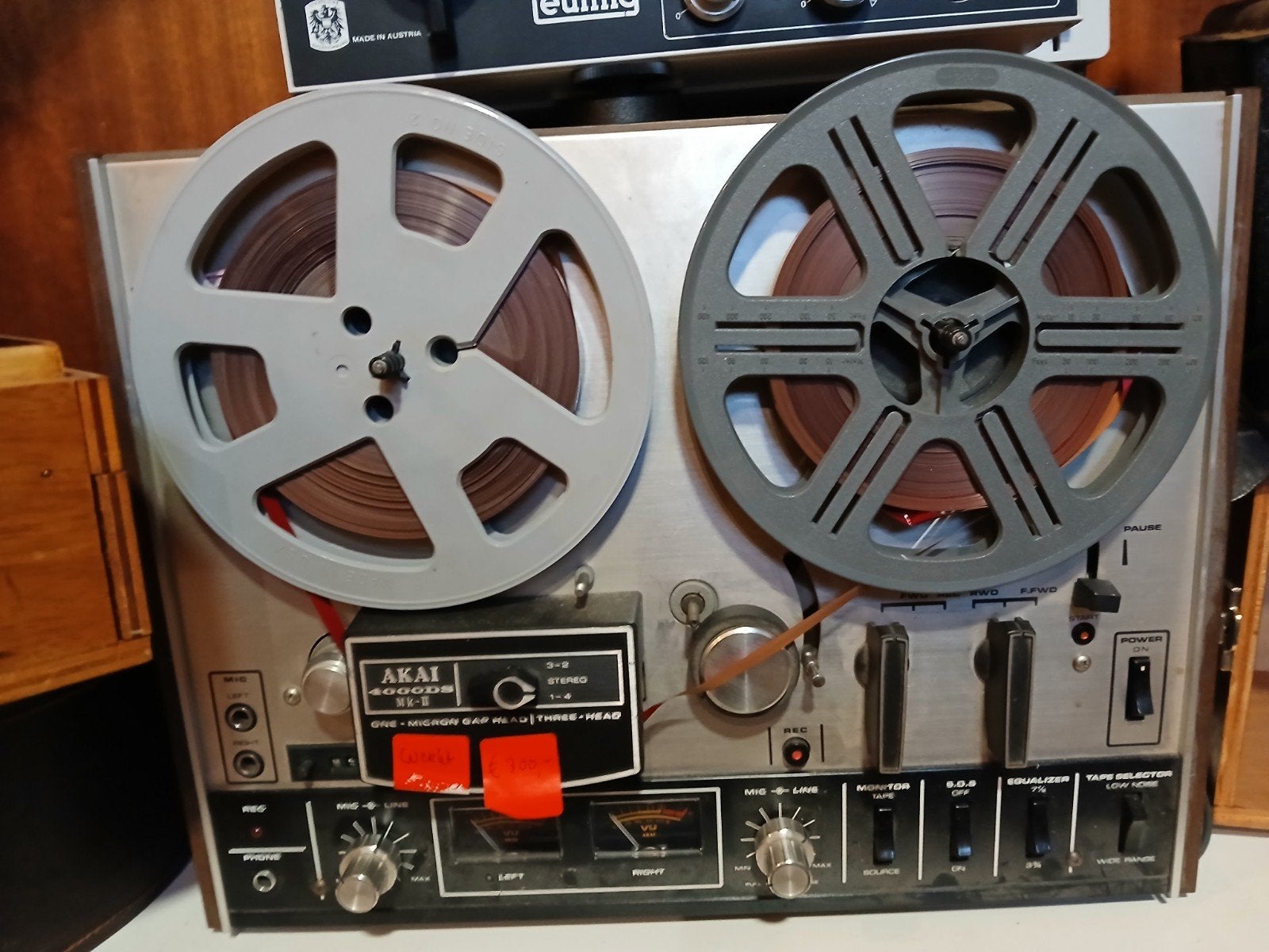 Akai 4000DS MK-II Bandrecorder met banden, Ophalen, Bandrecorder, Met banden