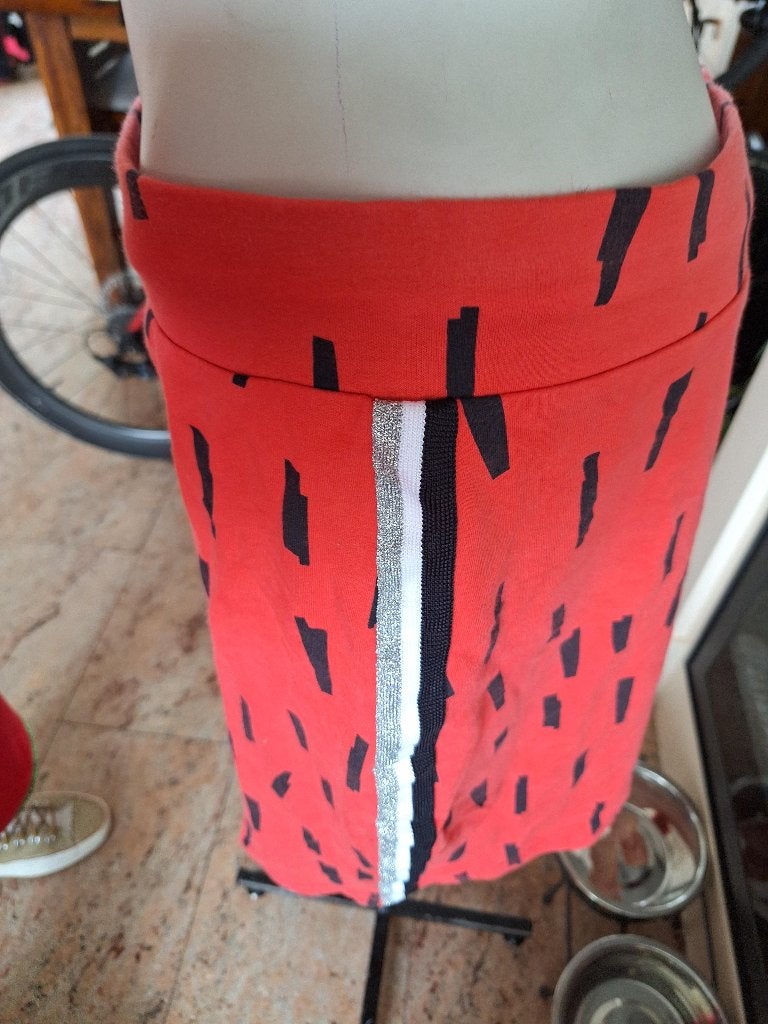 Zoso sportieve roze rode rok XL 42 met blauw, Verzenden, Maat 46/48 (XL) of groter, Knielengte, Roze
