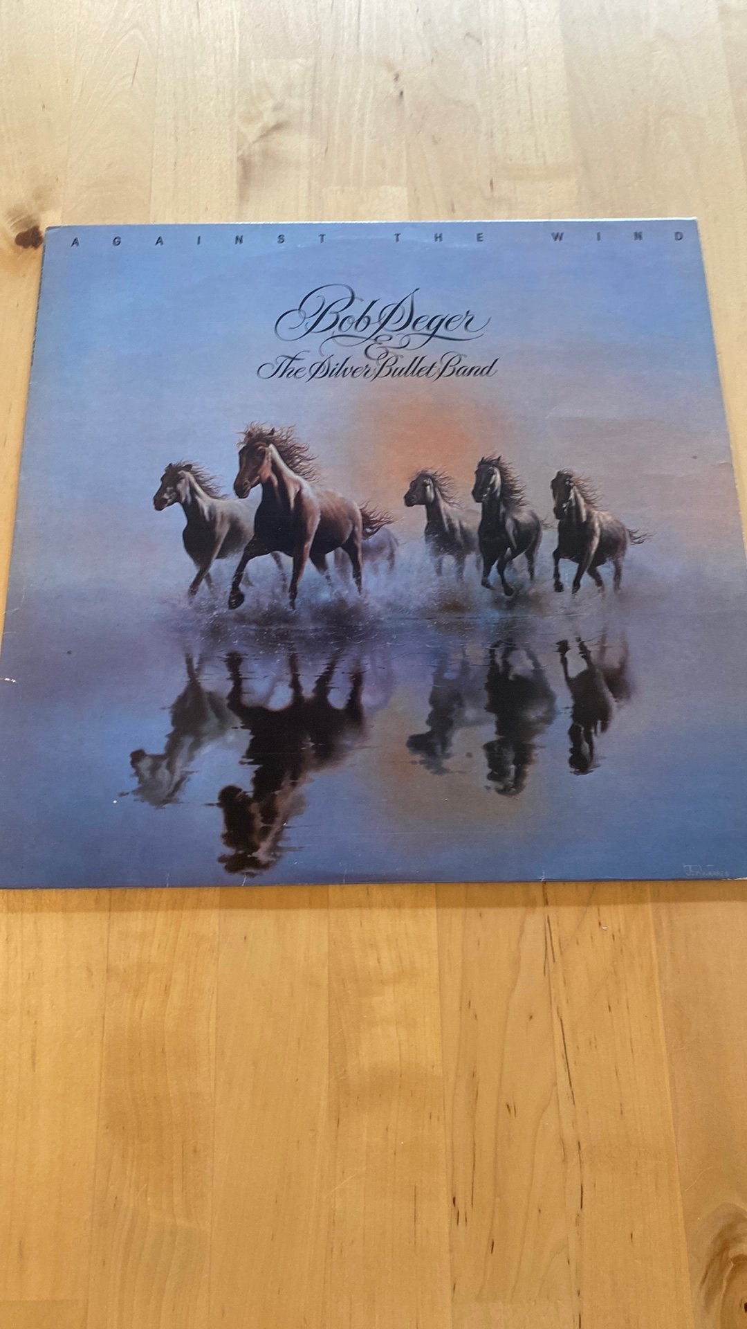 Vinyl lp Bob Seger & the Silver Bullet Band Against the wind, Ophalen of Verzenden, Zo goed als nieuw, 12 inch, Poprock