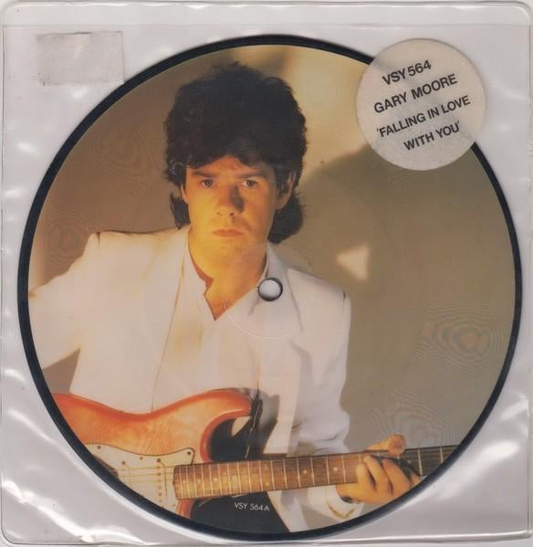 Gary Moore ‎– Falling In Love With You Picture Single, 7 inch, Single, Ophalen of Verzenden, Pop
