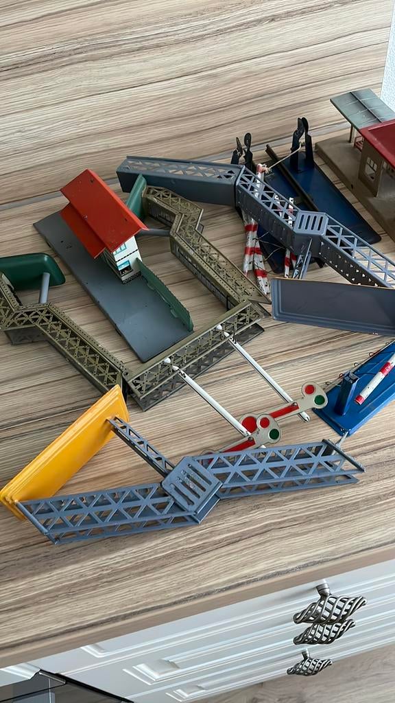 Brug en station, Antiek en Kunst, Ophalen of Verzenden