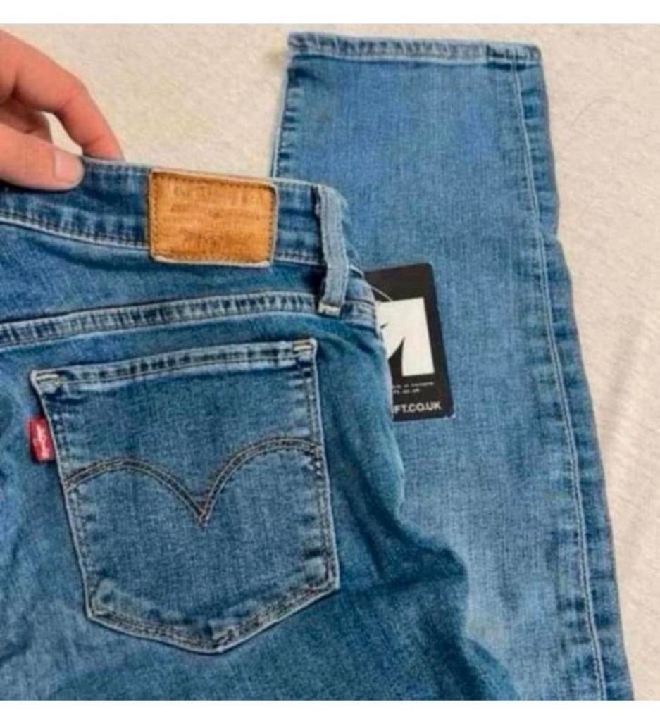 Levi’s levis spijkerbroek dames vrouwen W26 26 spijker broek, Blauw, Ophalen of Verzenden, Zo goed als nieuw, H