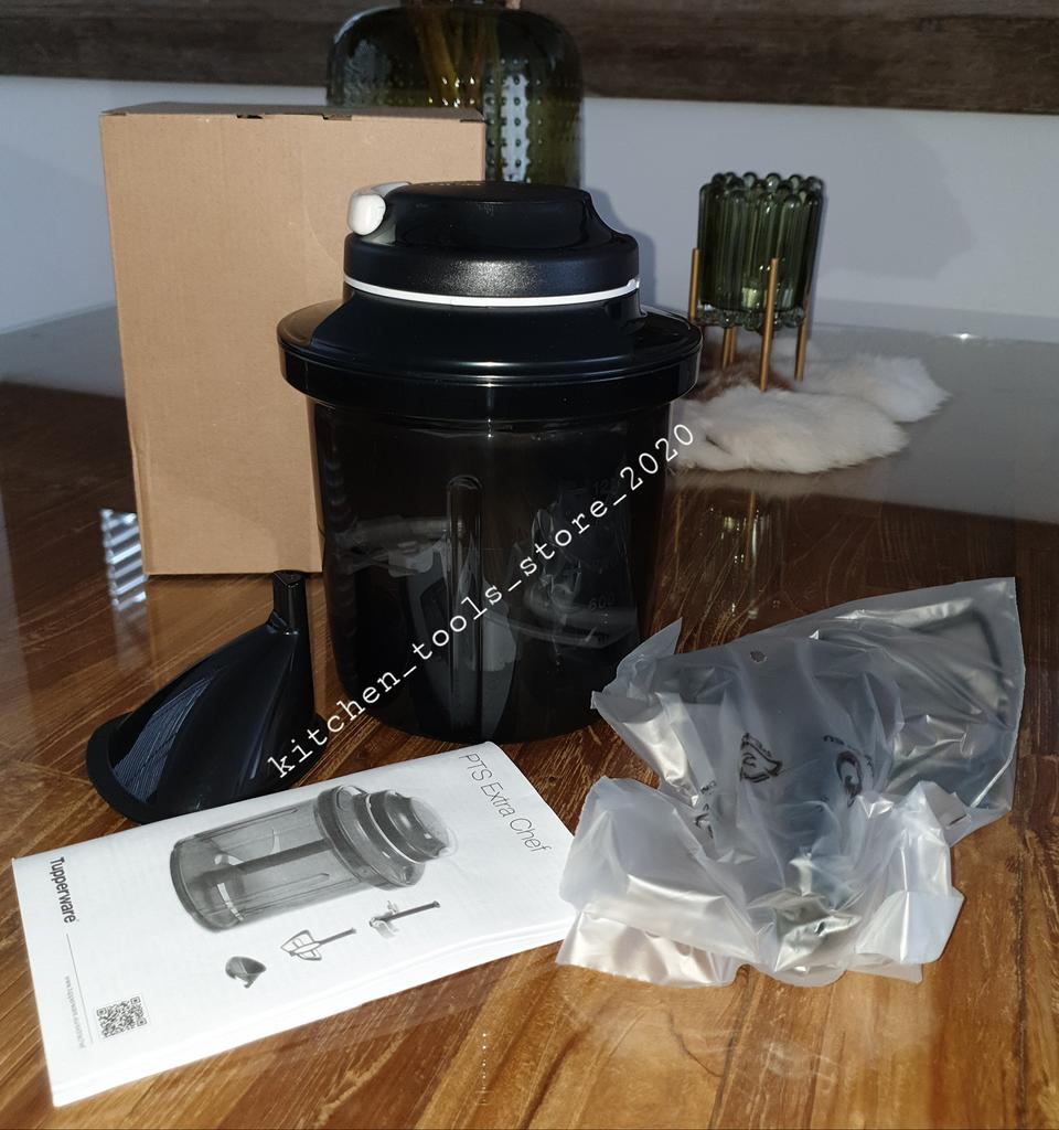 Tupperware 1,3L superchef supersonic extrachef laatste zwart, Ophalen of Verzenden, Nieuw, Overige typen