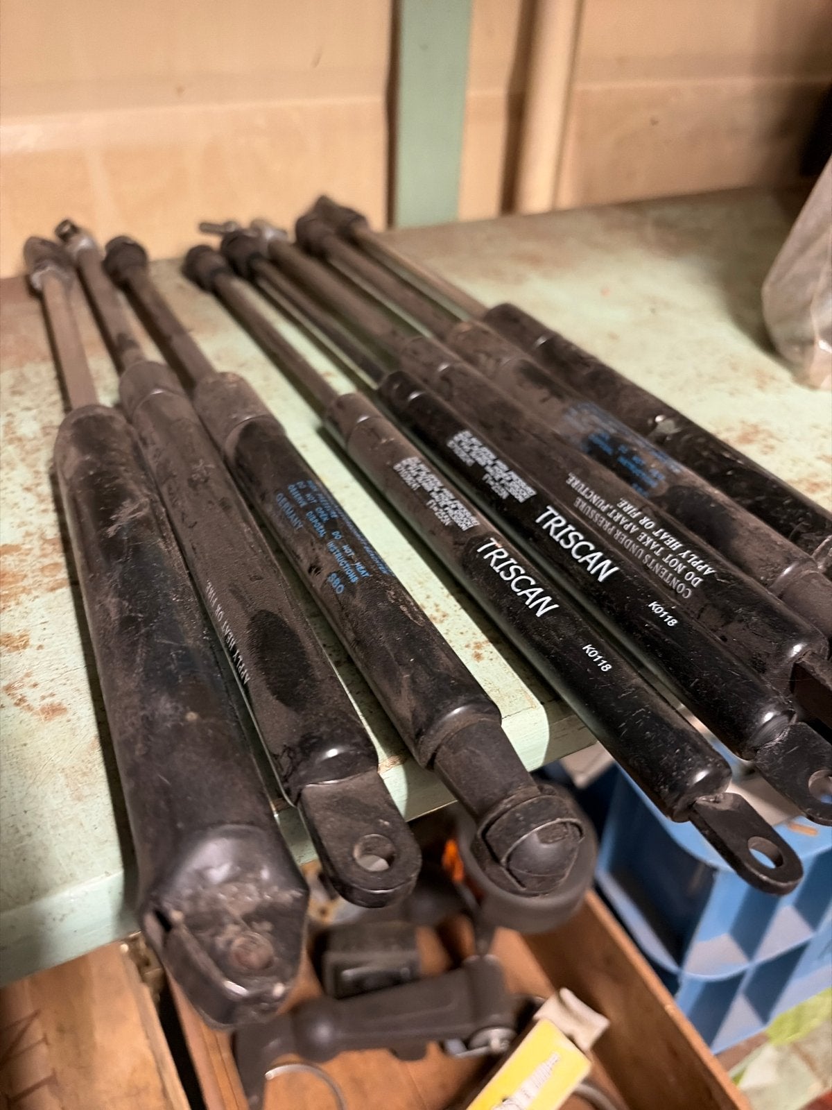 7x Gasdempers 30 cm - Diverse Toepassingen, Ophalen of Verzenden, Gebruikt, Universele onderdelen