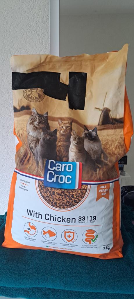 Caro Croc kattenvoer 7 kilo., Dieren en Toebehoren, Ophalen, Kat