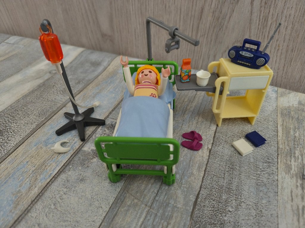 Playmobil 4405 Ziekenkamer met Vrouwelijke Patiënt, Kinderen en Baby's, Speelgoed | Playmobil, Gebruikt, Verzenden