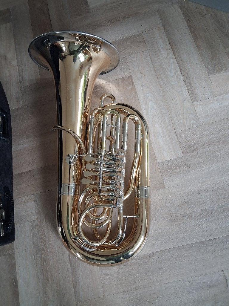Te koop Thein F tuba, Ophalen, Zo goed als nieuw, Tuba