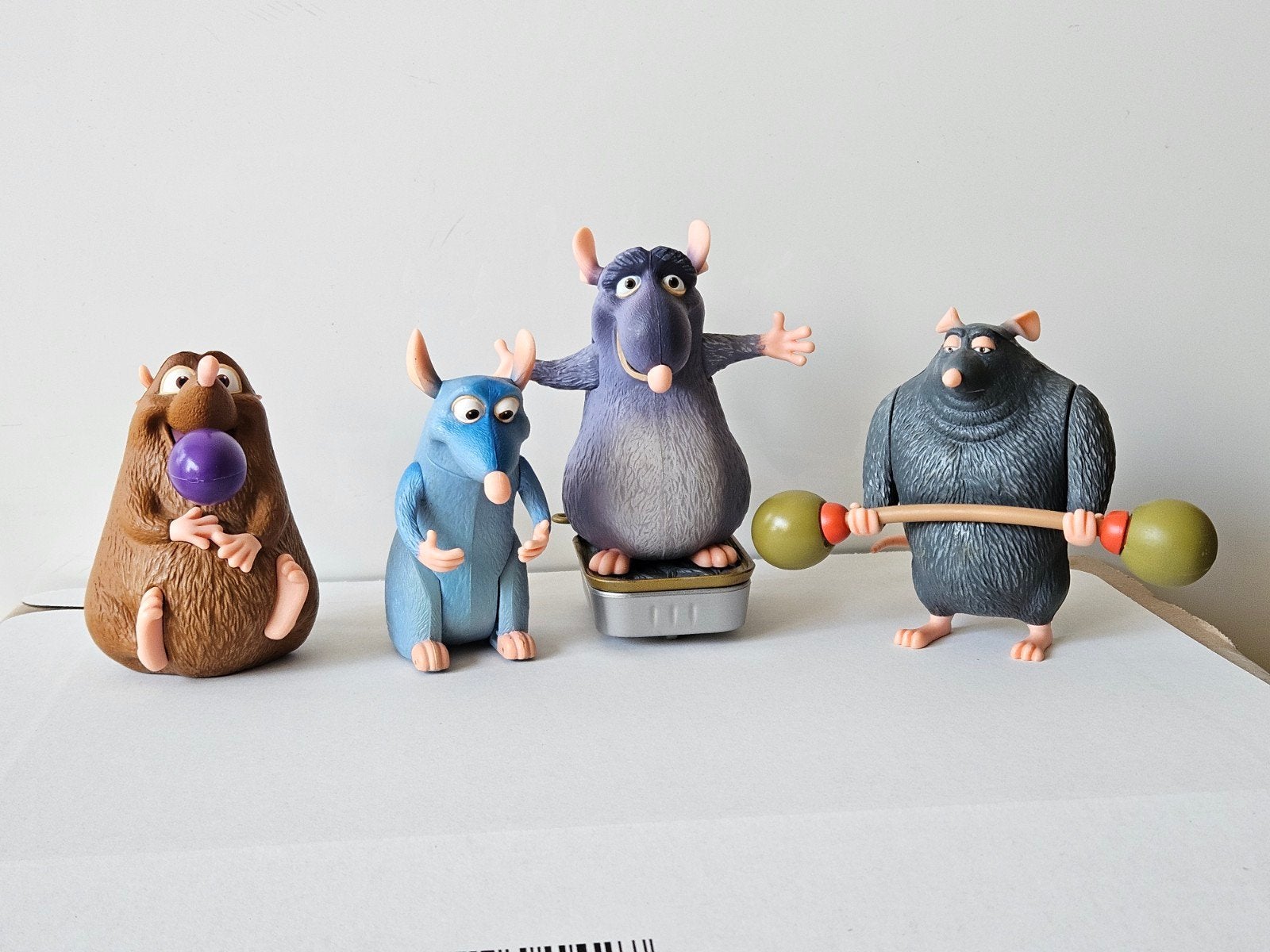 Originele Disney Pixar Ratatouille Beeldjes Set, Verzamelen, Disney, Ophalen of Verzenden, Zo goed als nieuw, Beeldje of Figuurtje