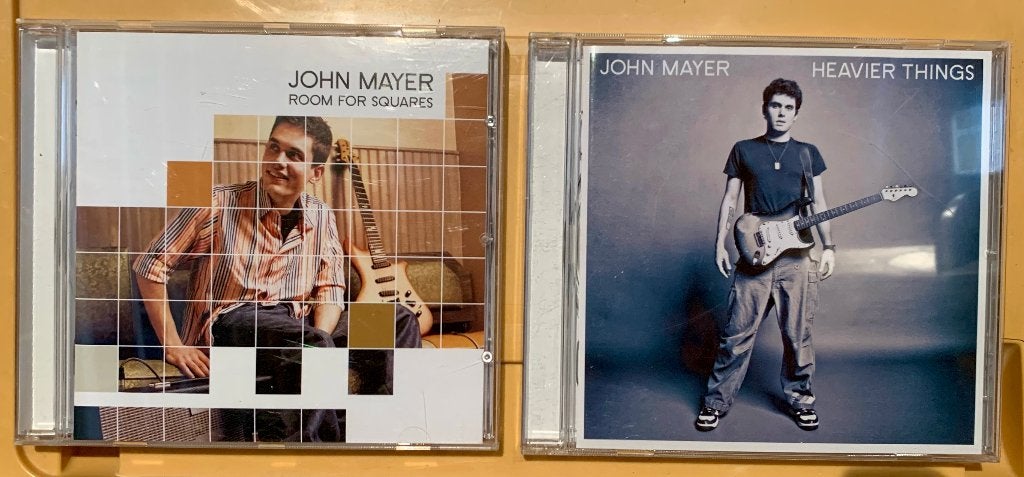John Mayer CD's: Room for Squares & Heavier Things, Cd's en Dvd's, Ophalen of Verzenden, Zo goed als nieuw, Singer-songwriter