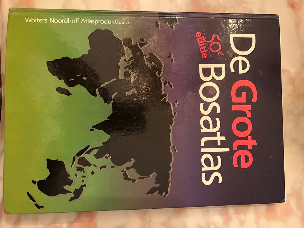 De Grote Bosatlas 50e editie - Wolters-Noordhoff, Boeken, Gelezen, Bosatlas, 2000 tot heden, Ophalen of Verzenden