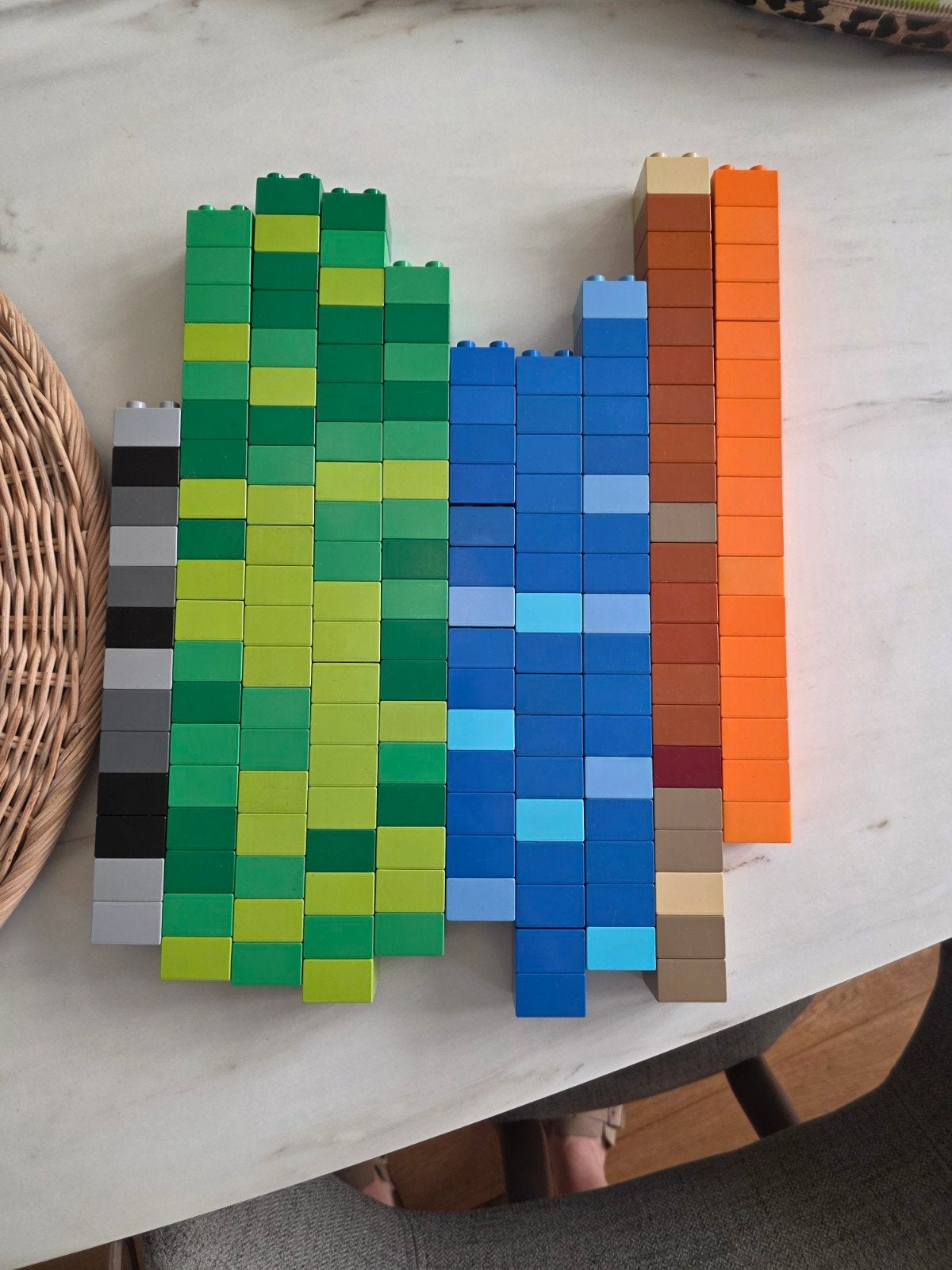 Grote collectie diverse Duplo blokken, Kinderen en Baby's, Speelgoed | Bouwstenen, Ophalen, Gebruikt
