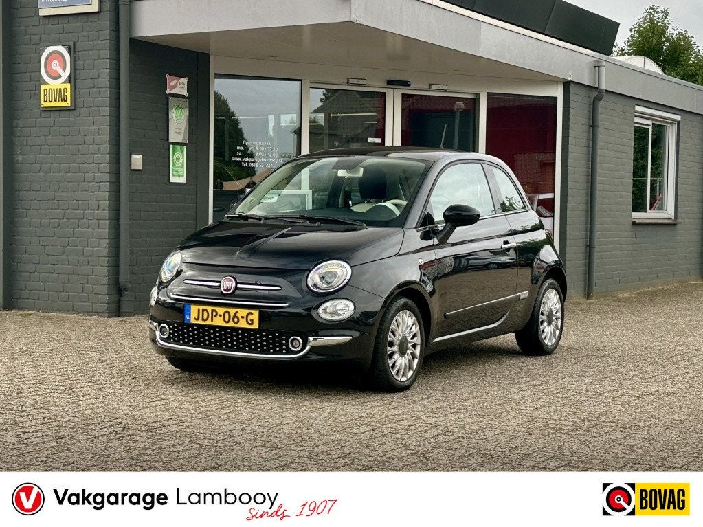 Fiat 500 1.2 Lounge Automaat Pano Navi PDC Cruise-control, Automaat, Navigatiesysteem, Gebruikt, 4 cilinders