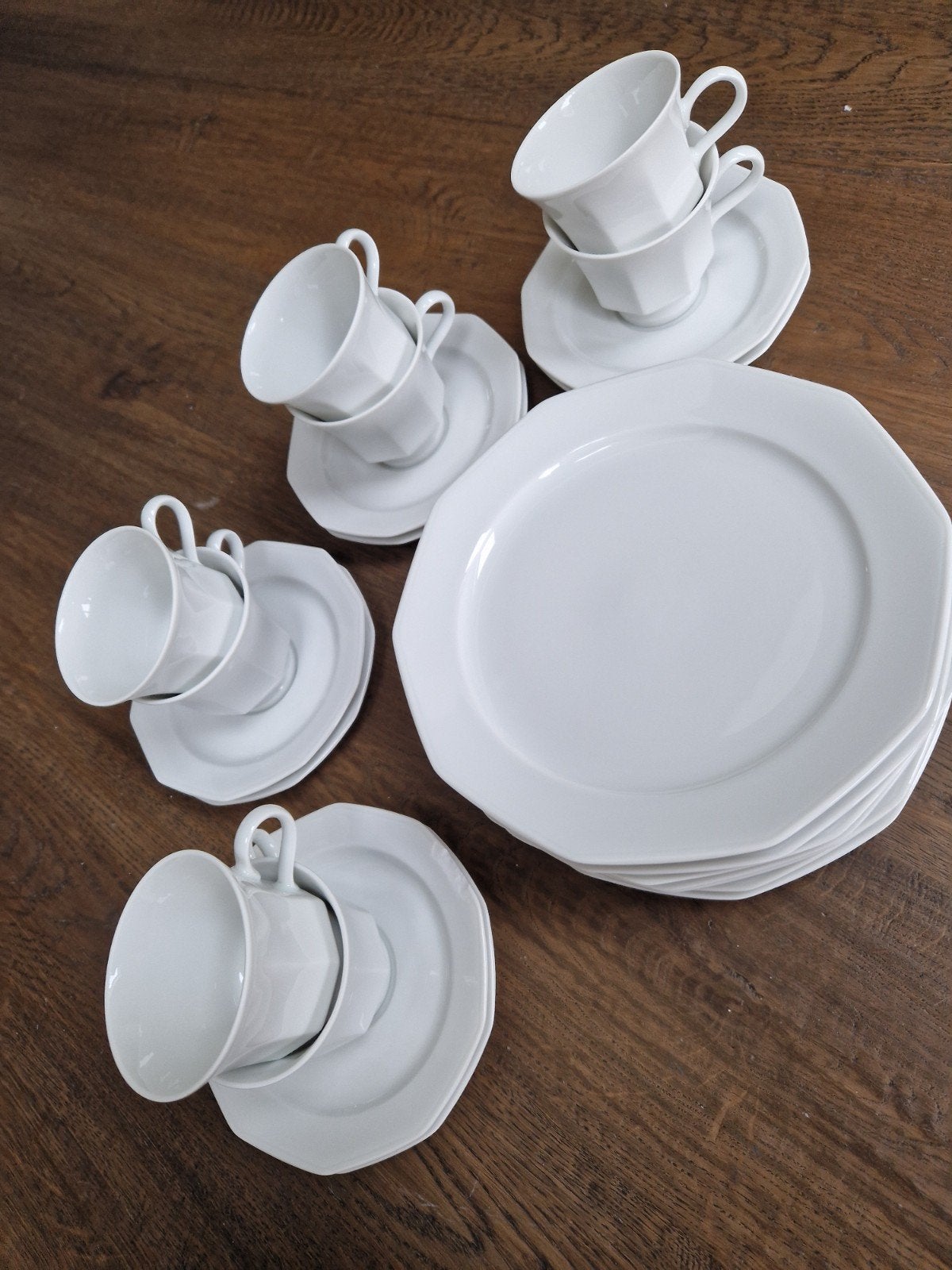 Wit servies Winterling Marktleuthen Bavaria, Ophalen of Verzenden, Gebruikt, Modern