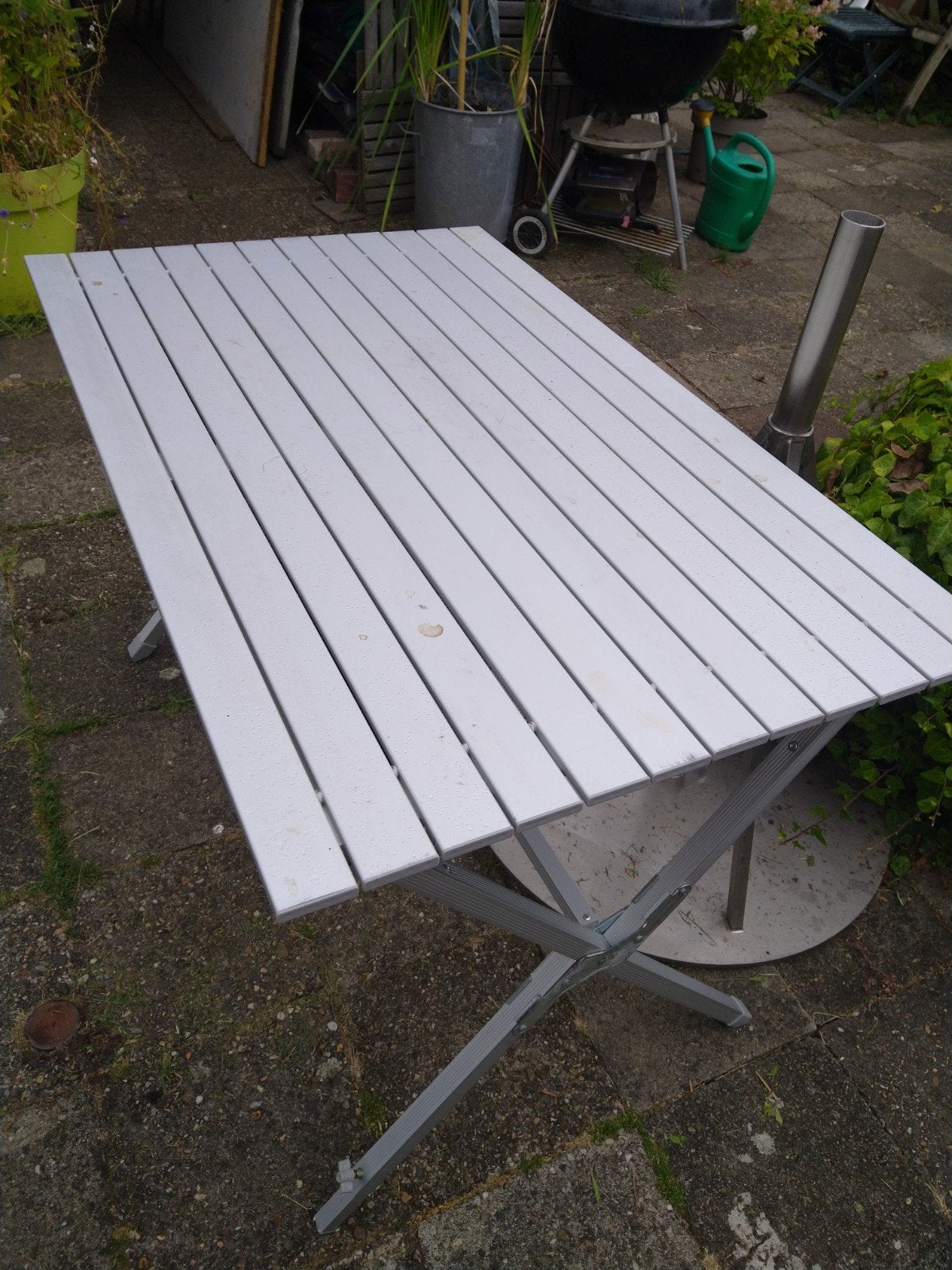 Compacte opvouwbare campingtafel - 110x69x70cm, Ophalen of Verzenden, Gebruikt, Campingtafel