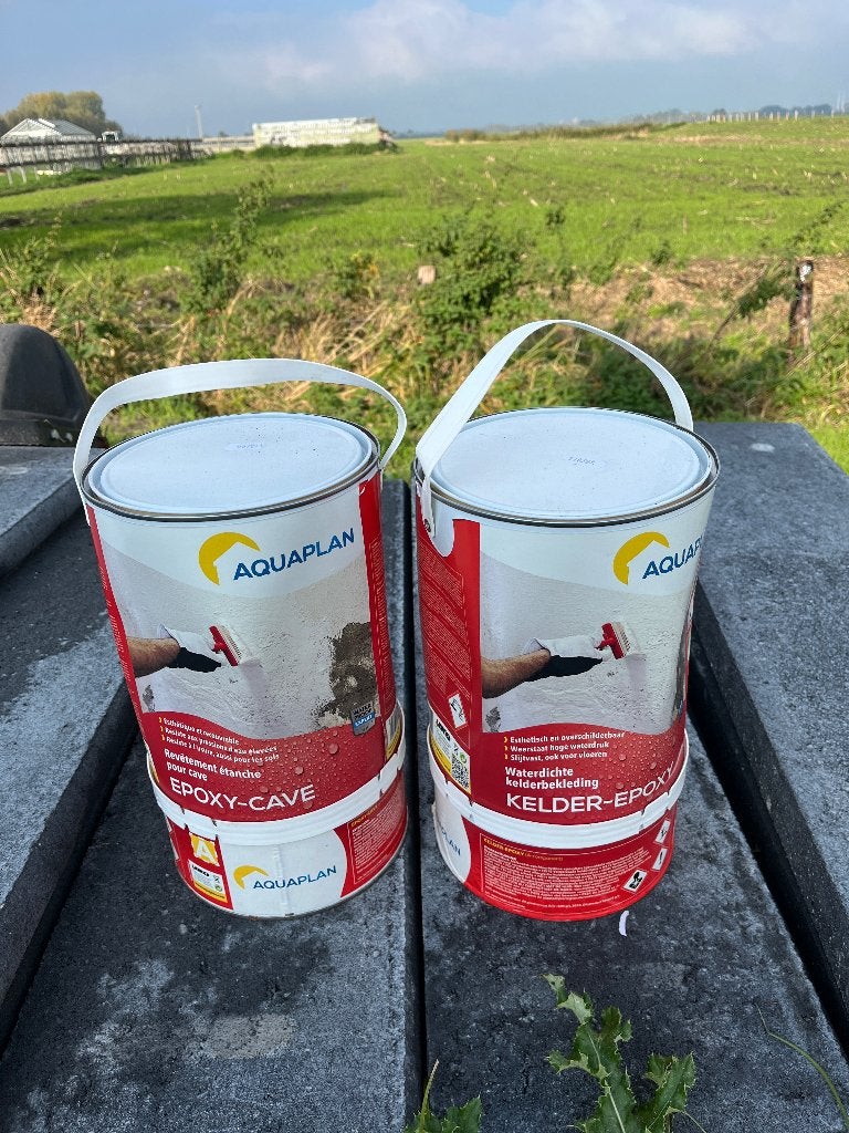 Aquaplan Kelder epoxy 2 componenten 2x4L, Overige materialen, 4 tot 8 cm, Nieuw, Ophalen of Verzenden