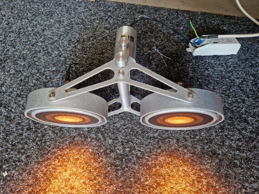 Modular Nomad 2x AR111 LED, Metaal of Aluminium, Ophalen of Verzenden, Zo goed als nieuw, Modular Nomad spot AR111 LED megaman