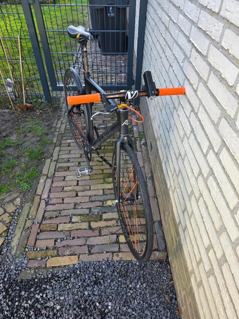 Stadsfiets Fixie in Goede Staat, Overige merken, Gebruikt, Heren, Aluminium