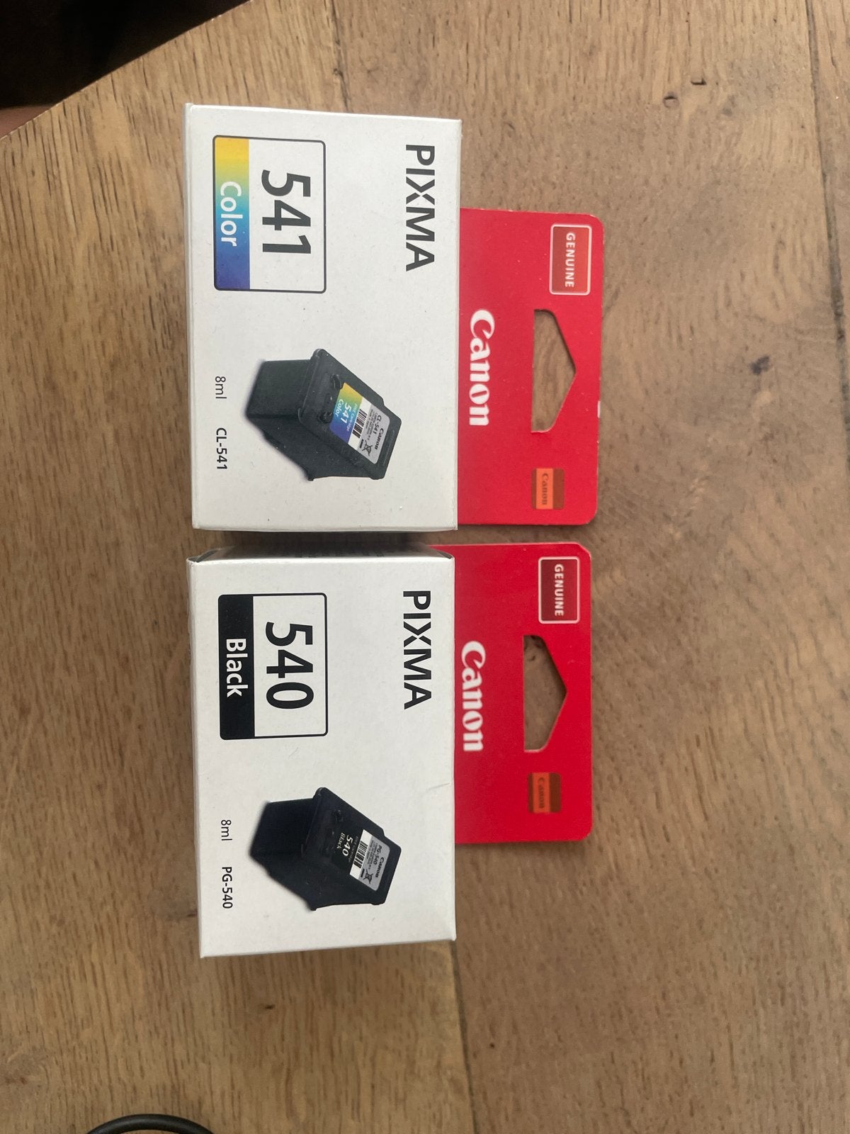 Canon Pixma Inktcartridges PG-540 Zwart & CL-541 Kleur, Ophalen of Verzenden, Nieuw, Cartridge