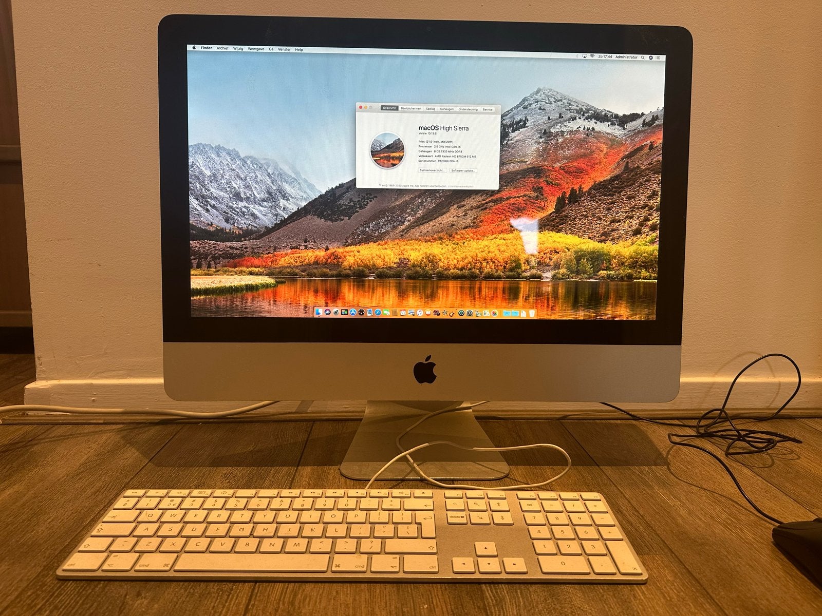 Apple iMac 21.5 inch (medio 2011) - Intel Core i5, Computers en Software, Ophalen, Gebruikt, 2 tot 3 Ghz, 8 GB