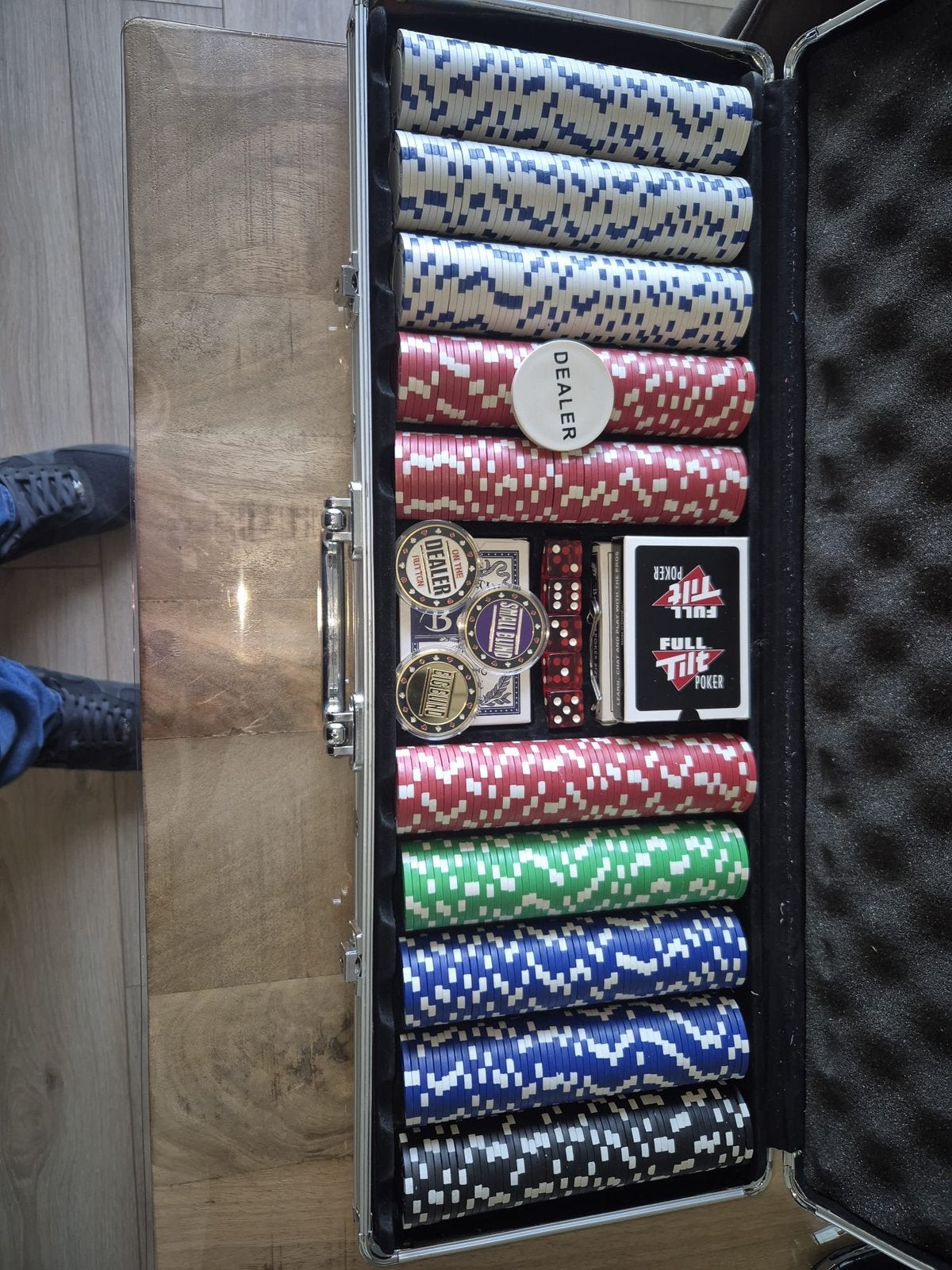 Luxe pokerset, Ophalen, Zo goed als nieuw