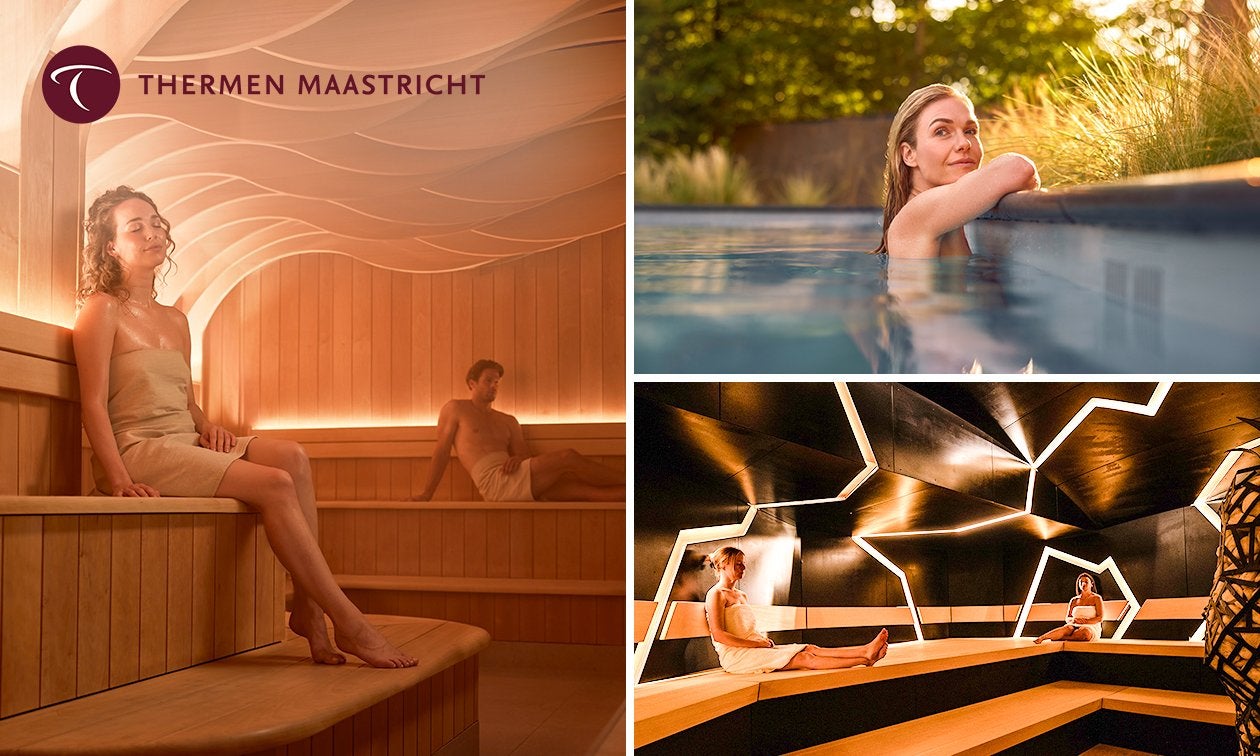 Avond entree Thermen Maastricht (6x beschikbaar), Eén persoon, Ticket of Toegangskaart